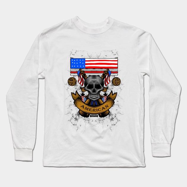 American Snipper Long Sleeve T-Shirt by Skywee